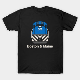 Boston and Maine Railroad Train Engine T-Shirt